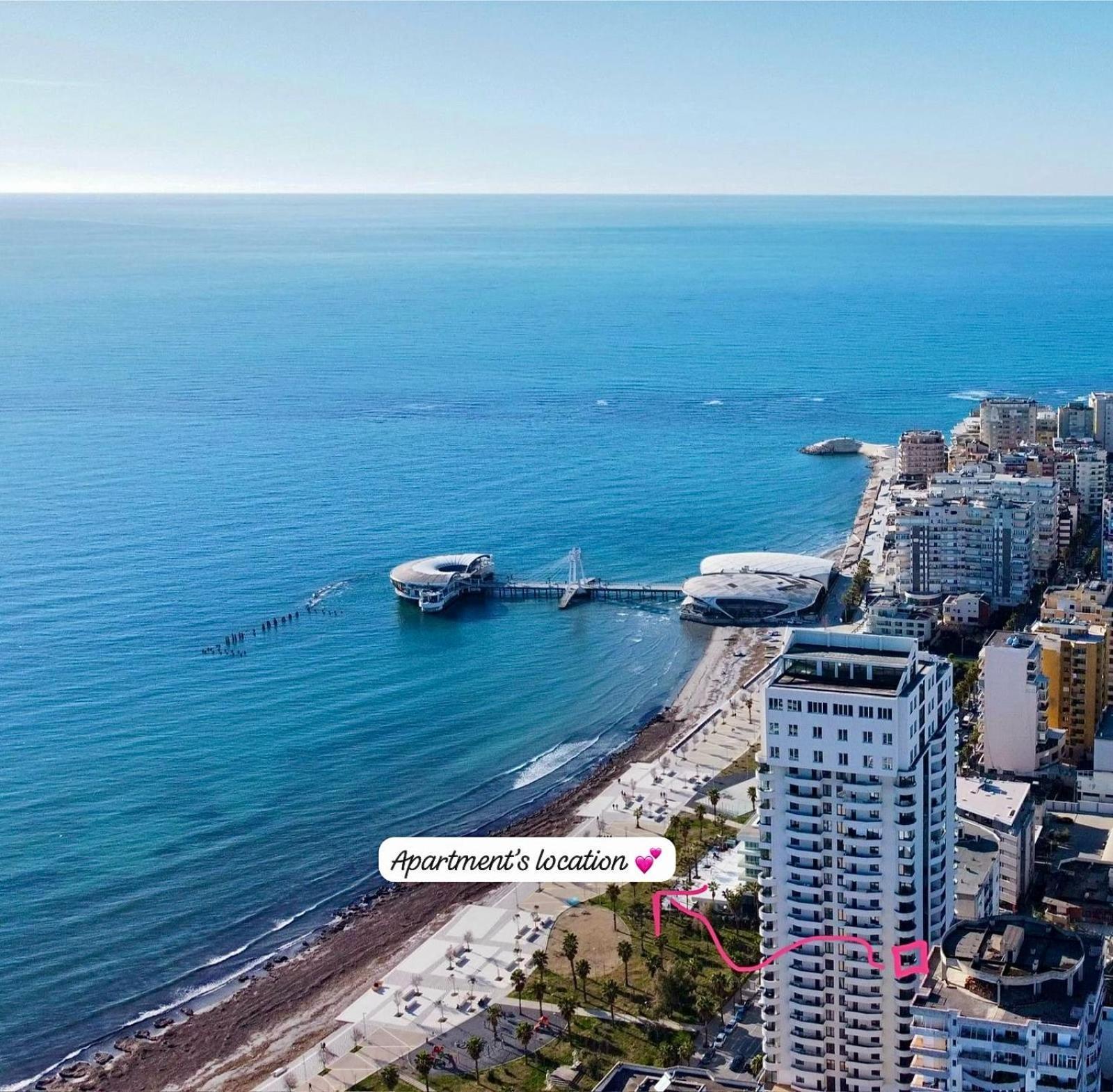Apartamento Lift @Vollga With Bbq And Patio Durrës Exterior foto